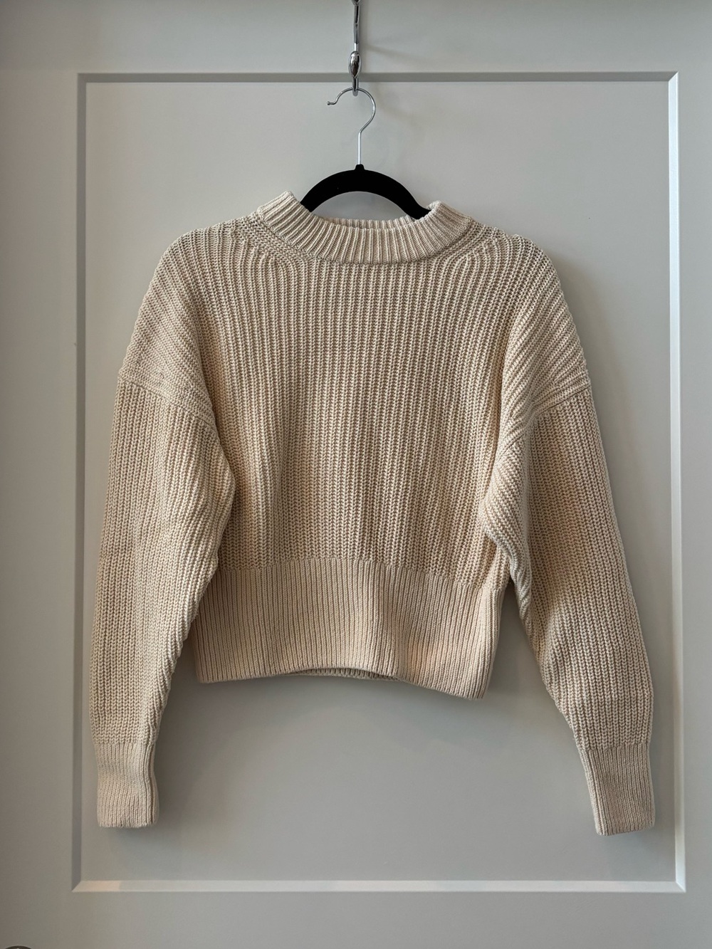 Everlane The Texture Cotton Crewneck Sweater